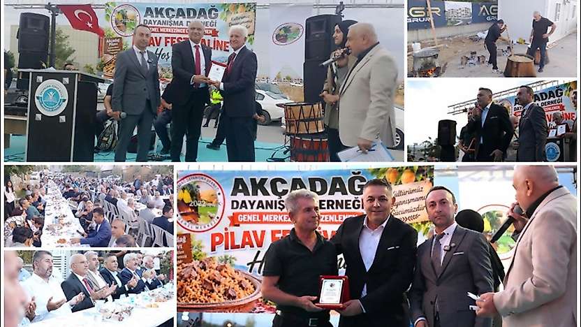 Akçadağlıları Buluşturan Pilav Şenliği'ne Yoğun İlgi