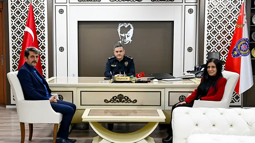 Anadolu Basın Yayın Birliği'nden İl Emniyet Müdürü Kayhan Ay'a Hayırlı Olsun Ziyareti