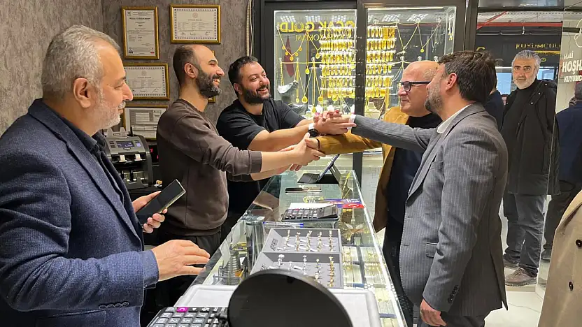 Anahtar Parti'den Kuyumcular Çarşısı'na Esnaf Ziyareti