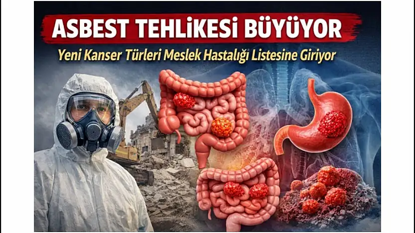 Asbest Sadece Akciğeri Değil, Tüm Vücudu Tehdit Ediyor