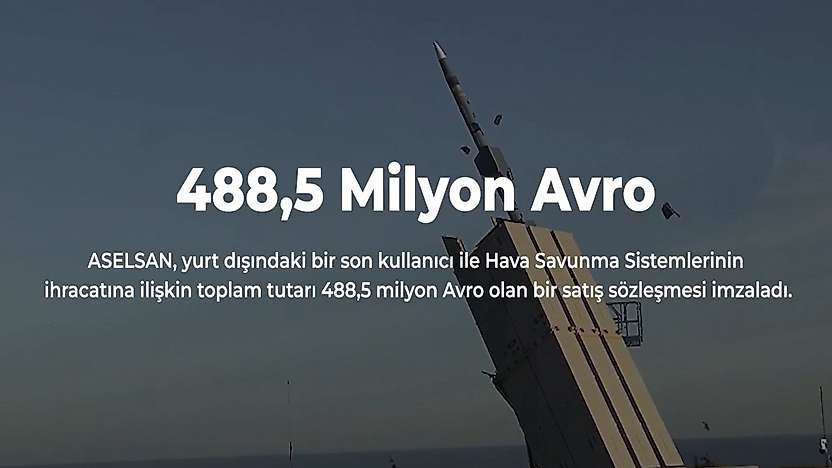 ASELSAN'dan 488,5 Milyon Euroluk Dev İhracat Anlaşması