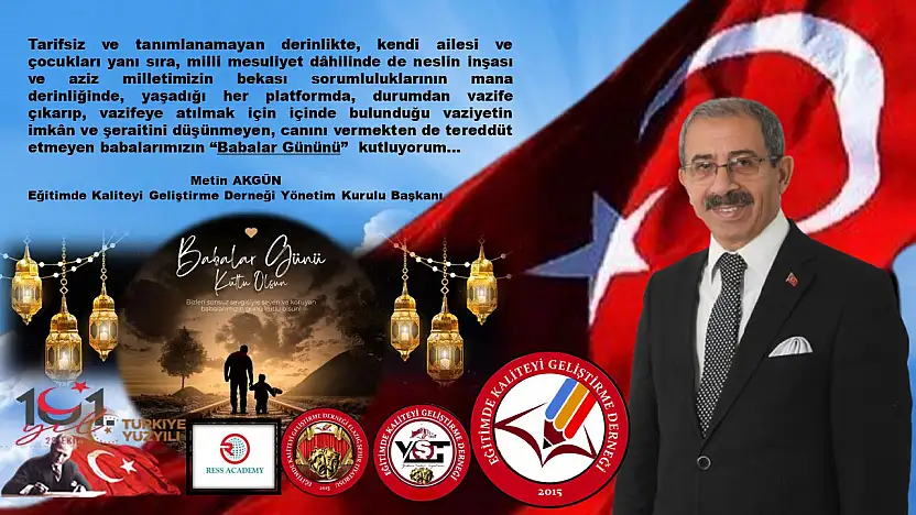 Başkan Akgün'den Babalar Günü Açıklaması