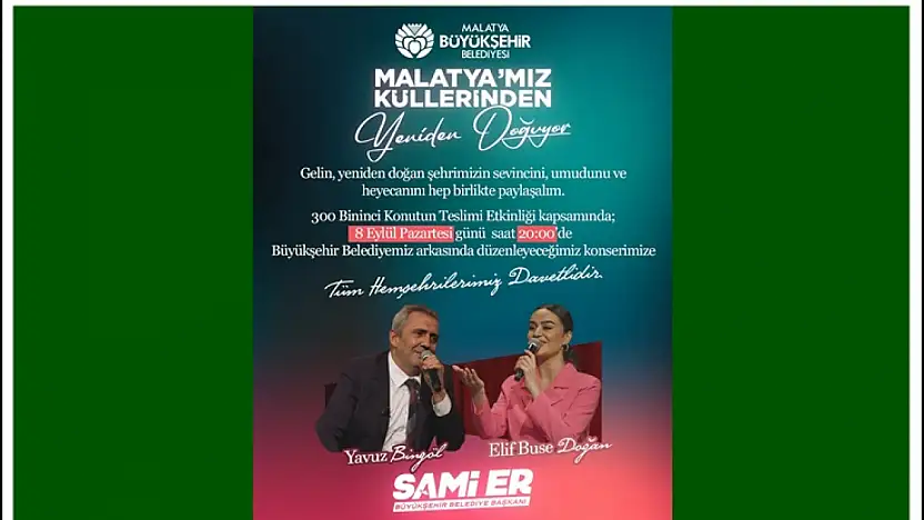 Başkan Sami Er'den Hemşehrilerine Davet: Gelin Sevincimizi Birlikte Paylaşalım