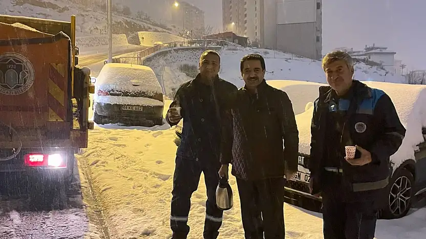 Battalgazi'de Kar Seferberliği: Yollar Açık, Kaldırımlar Güvenli