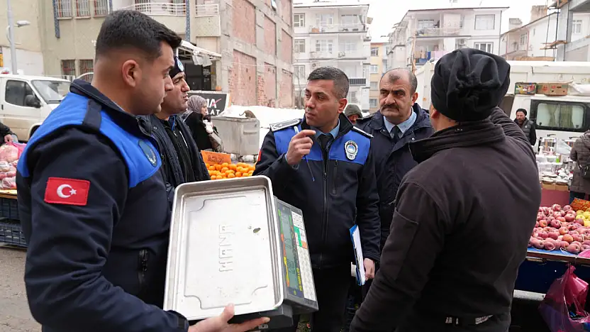 Battalgazi'de Semt Pazarlarında Ölçü ve Tartı Denetimi