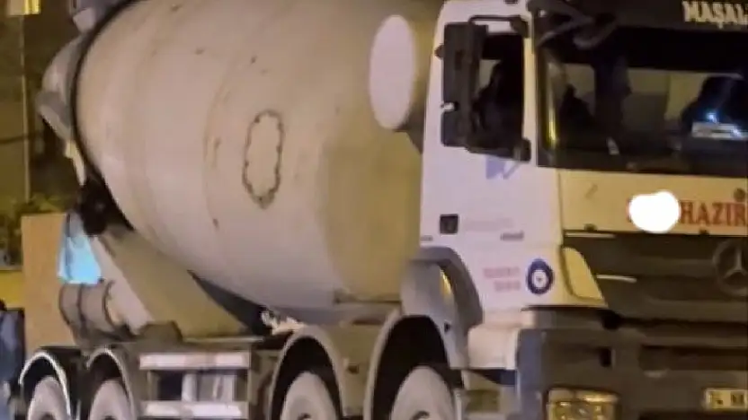 Beton Mikserine Düşen Sürücü Hayatını Kaybetti