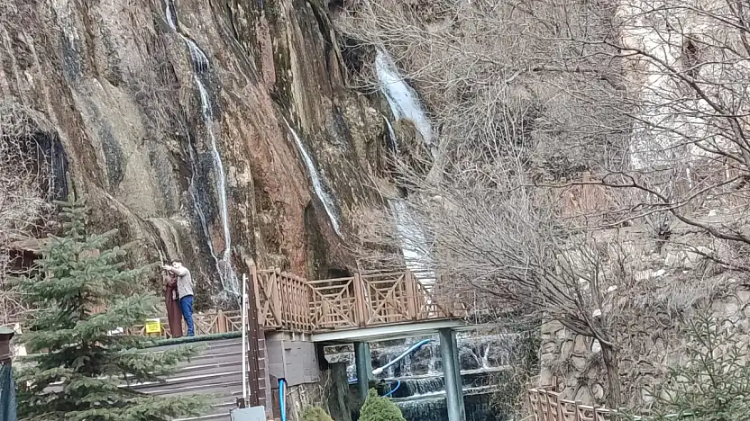 Darende'de Günpınar Şelalesi'ne Hafta Sonu Yoğun İlgi