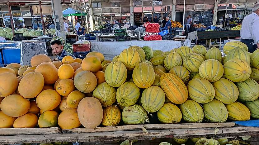 Darende'nin meşhur Irmaklı kavunu tezgâhlarda: Kilogramı 30-40 lira