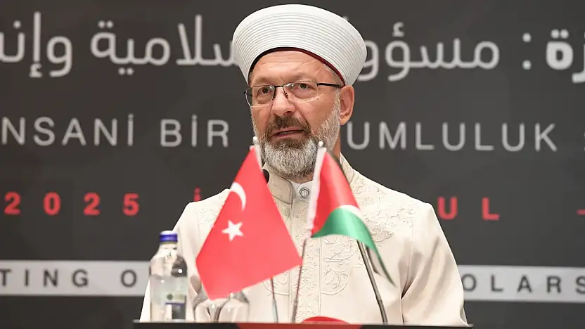 Diyanet İşleri Başkanı Erbaş: Gazze müminler için iman ve izzet meselesidir