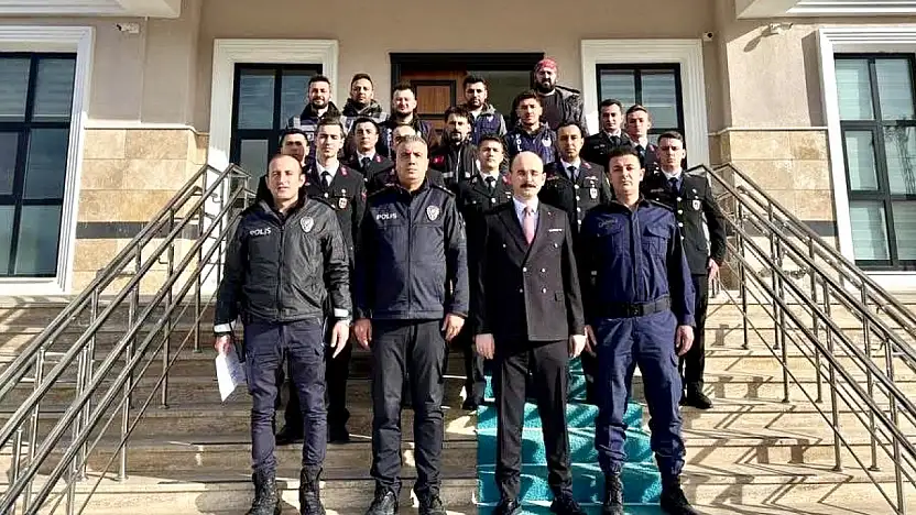 Doğanşehir'de Güvenlik Güçlerine Başarı Belgesi
