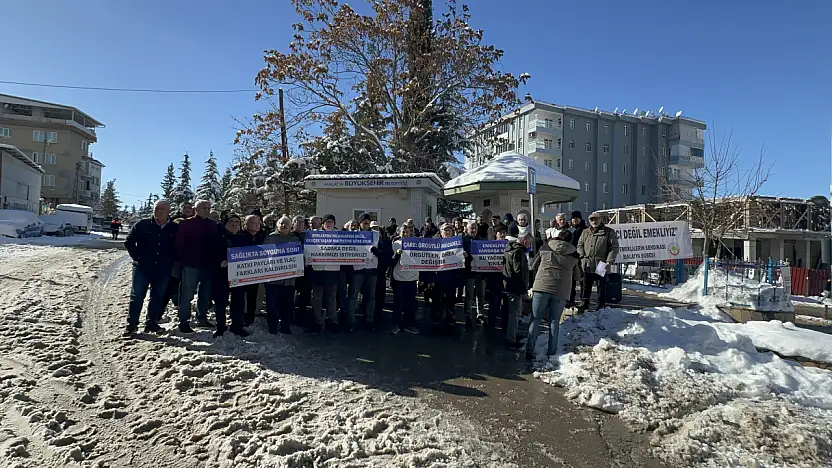 Emekliler Malatya'da zam talebiyle sokağa çıktı