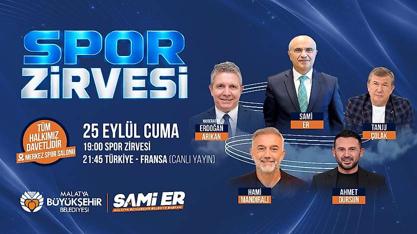 Erdoğan Arıkan, Hami Mandıralı, Tanju Çolak ve Ahmet Dursun Malatya'da