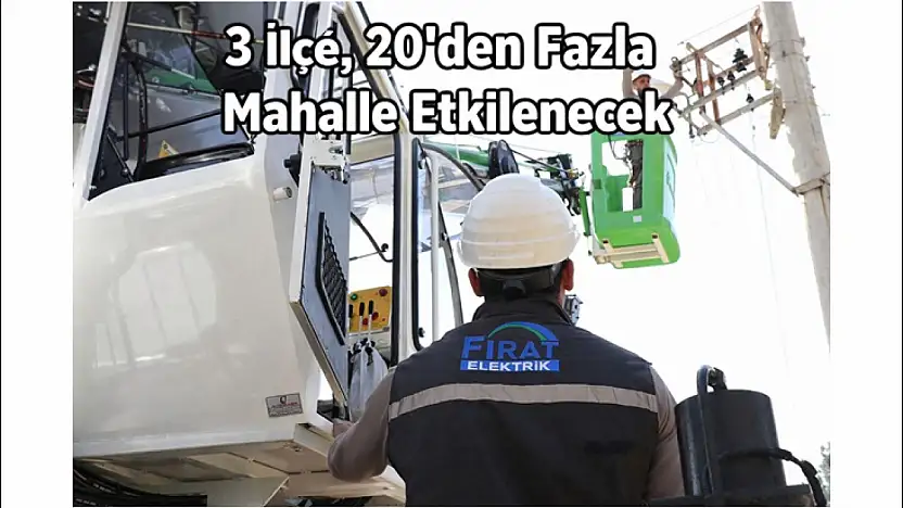 Fırat EDAŞ'tan Malatya İçin Planlı Kesinti Duyurusu