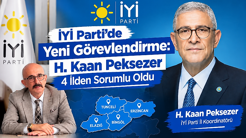 H. Kaan Peksezer'e İYİ Parti'de Önemli Görev!