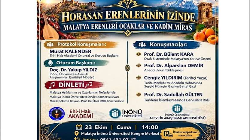 Horasan Erenleri, Malatya'nın Kadim Mirasıyla Ele Alınacak