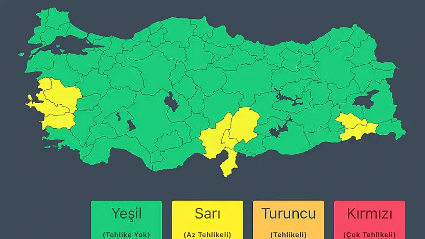 İçişleri'nden Kuvvetli Yağış Uyarısı: 6 İlde Risk Artıyor