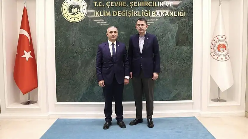 İMKON Genel Başkanı Tellioğlu Çevre, Şehircilik ve İklim Değişikliği Bakanı Murat Kurum'a Ziyaret Gerçekleştirdi