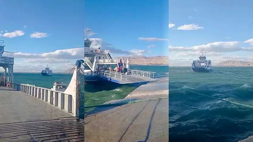 Karakaya Barajı'nda Fırtına Alarmı: Malatya Feribotu İskeleye Yanaşamadı