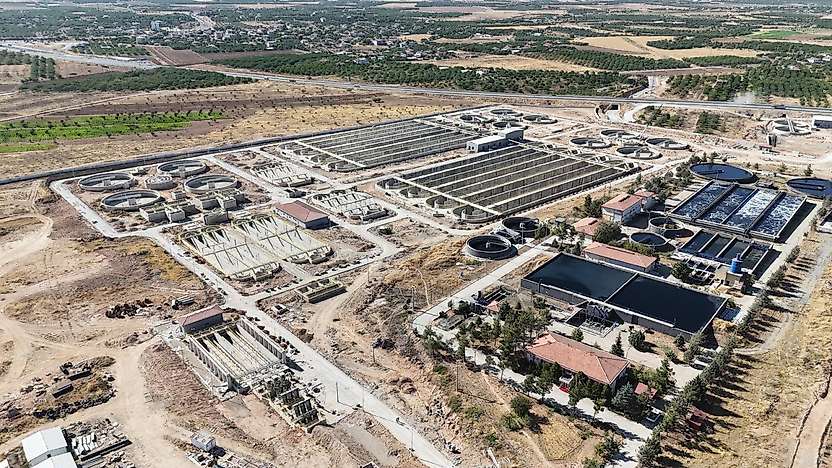 Malatya 1. OSB'nin Arıtma Tesisi Yüzde 96 Tamamlandı