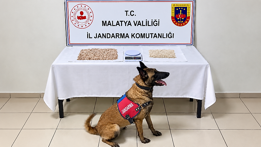 Malatya'da 1 Kilo Metamfetamin Ele Geçirildi