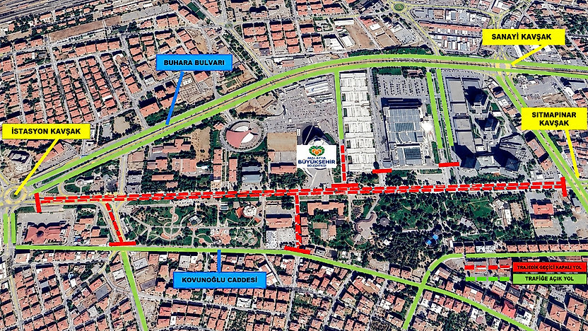 Malatya'da 29 Ekim Öncesi Trafik Düzenlemesi! İnönü Caddesi Kapatılacak