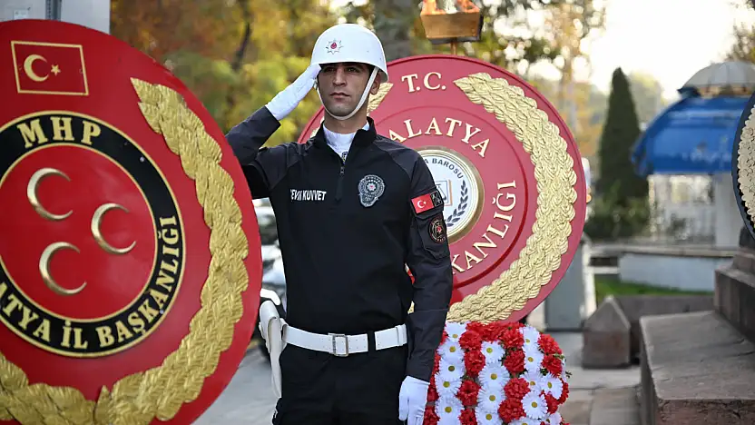 Malatya'da Atatürk, Vefatının 87. Yılında Özlem ve Minnetle Anıldı