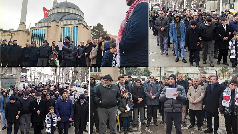 Malatya'da 'Dünya Esirler ile Dayanışma Günü' Yürüyüşü