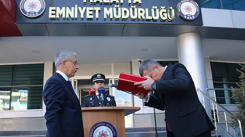 Malatya'da Emniyet Müdürü Değişti: Kayhan Ay Göreve Başladı