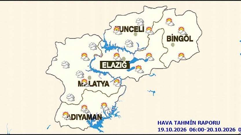 Malatya'da Hava Nasıl Olacak? İşte İlçe İlçe Hava Durumu