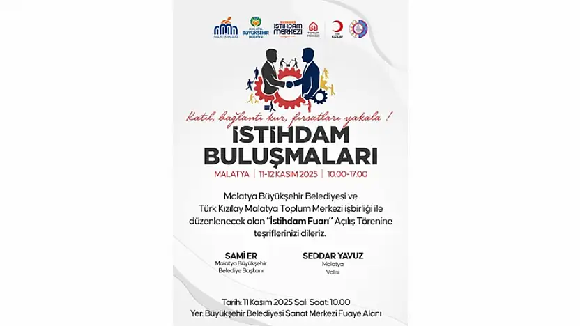 Malatya'da İş Gücünü Harekete Geçirecek Fuar Başlıyor