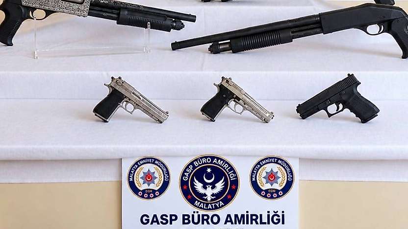 Malatya'da iş yeri kurşunlama olaylarına yönelik operasyonda 5 tutuklama