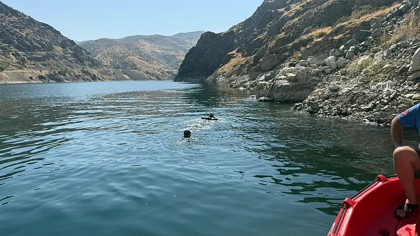 Malatya'da kayıp şahıs için barajda arama çalışması başlatıldı