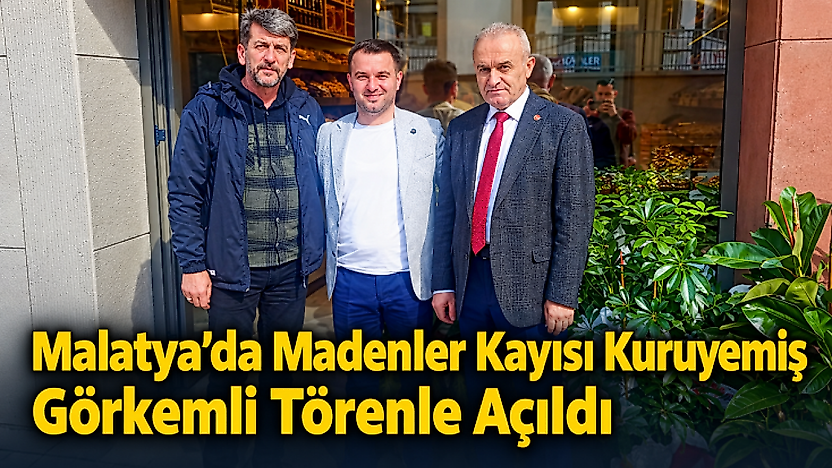 Malatya'da Madenler Kayısı Kuruyemiş Görkemli Törenle Açıldı