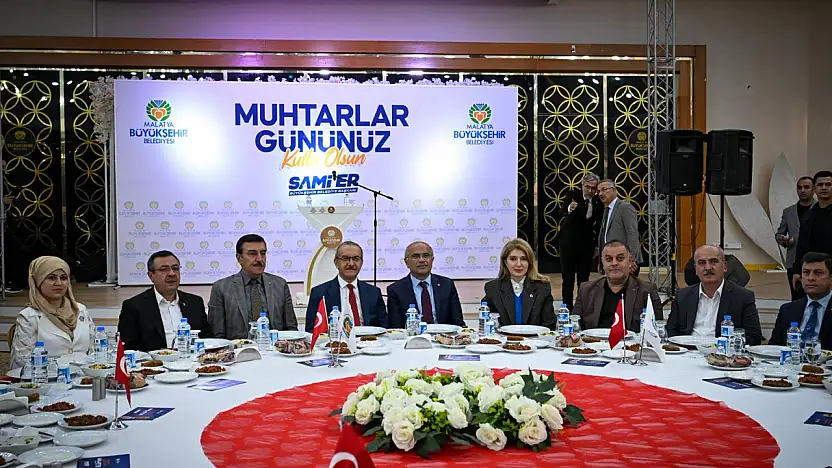 Malatya'da Muhtarlar Günü Buluşması: 'Şehrimizi El Ele Ayağa Kaldırıyoruz'