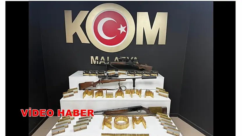 Malatya'da Ruhsatsız Silah Operasyonu: 2 Şüpheli Gözaltında