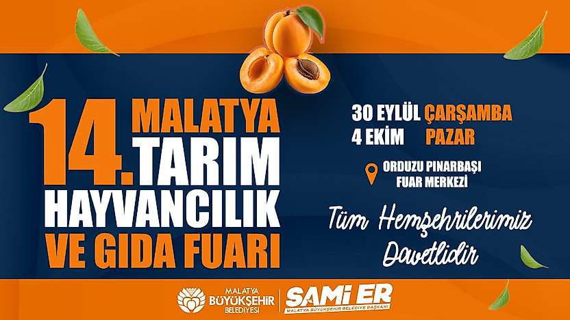 Malatya'da Tarım ve Hayvancılık Buluşması: 160 Marka Fuarda Yer Alacak
