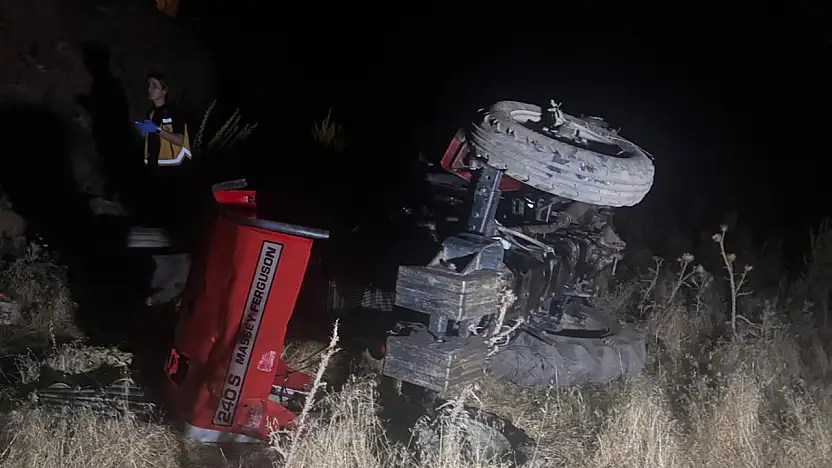 Malatya'da traktör devrildi: 1 ölü