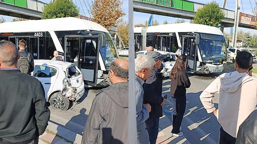 Malatya'da Trambüs ile Otomobil Çarpıştı: 5 Yaralı