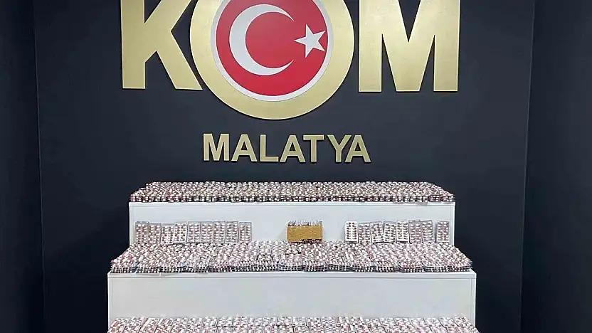 Malatya'da Uyuşturucu Operasyonu: 8.120 Adet Sentetik Ecza Ele Geçirildi