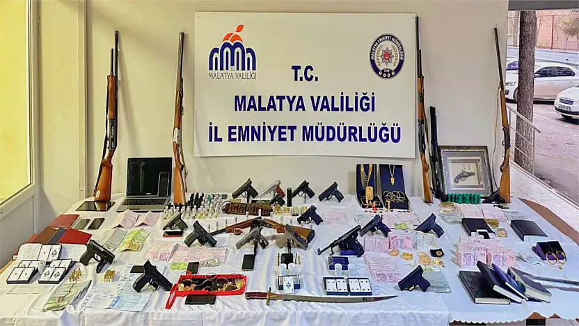 Malatya'da Yağma ve Tefecilik Operasyonu: 36 Gözaltı
