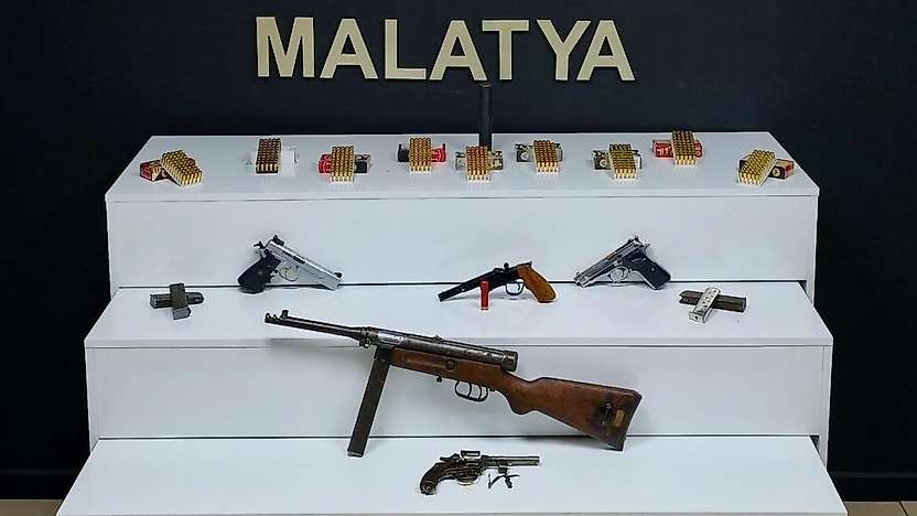 Malatya'da Yasa Dışı Silah Ticaretine Operasyon: 3 Gözaltı