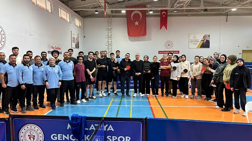Malatya'da YURTLİG Masa Tenisi Heyecanı: İl Temsilcileri Belli Oldu
