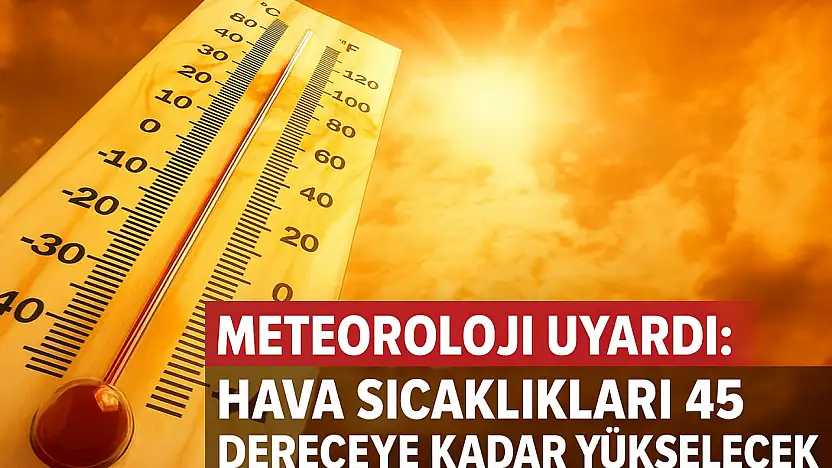 Malatya dahil 5 İlde Kavurucu Sıcaklıklar Bekleniyor