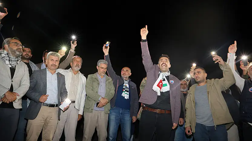Malatya'dan Kürecik'e: Sumud Filosu Protestosu