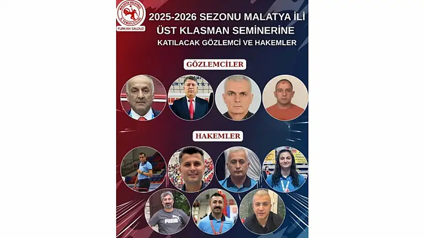 Malatya Hakem ve Gözlemcileri, Ankara'daki Üst Klasman Seminerinde