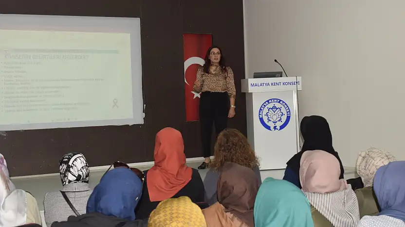 Malatya Kent Konseyi ve KETEM'den Kanser Farkındalığı Konferansı