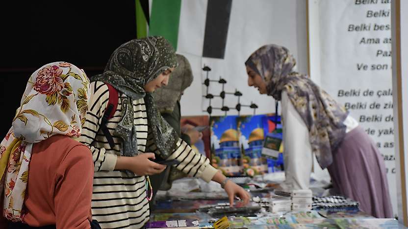Malatya Kitap Fuarı'nda Gazze Standına Yoğun İlgi