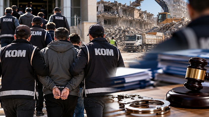 Malatya Merkezli 7 İlde Deprem Yıkımları Operasyonu: 14 Tutuklama
