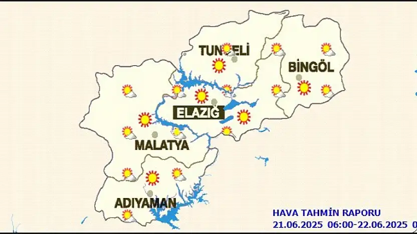 Malatya ve ilçelerinde Bugün Hava Durumu