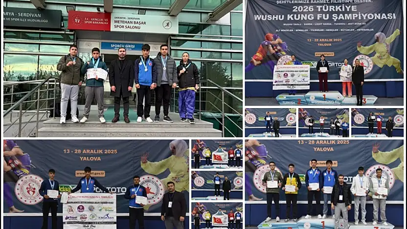 Malatyalı Wushu Sporcularından Türkiye Şampiyonalarında Büyük Başarı